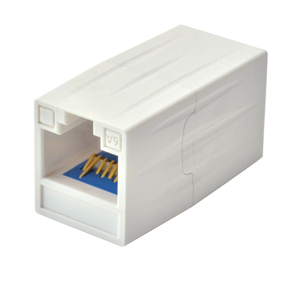 Unshielded Cat 6A Coupler, Mobile Style